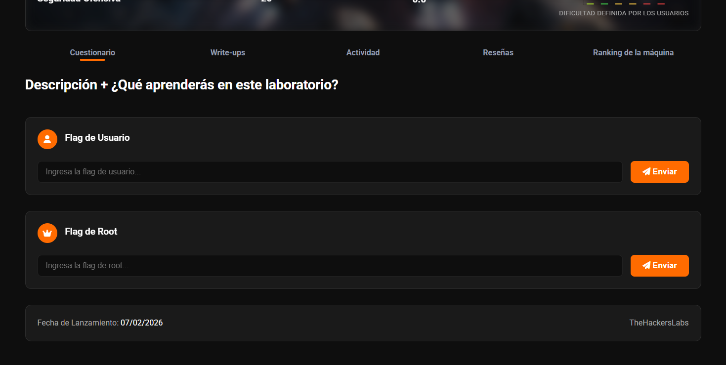 Validación de flags en la plataforma